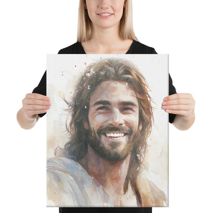Messiah's Smile Canvas Print