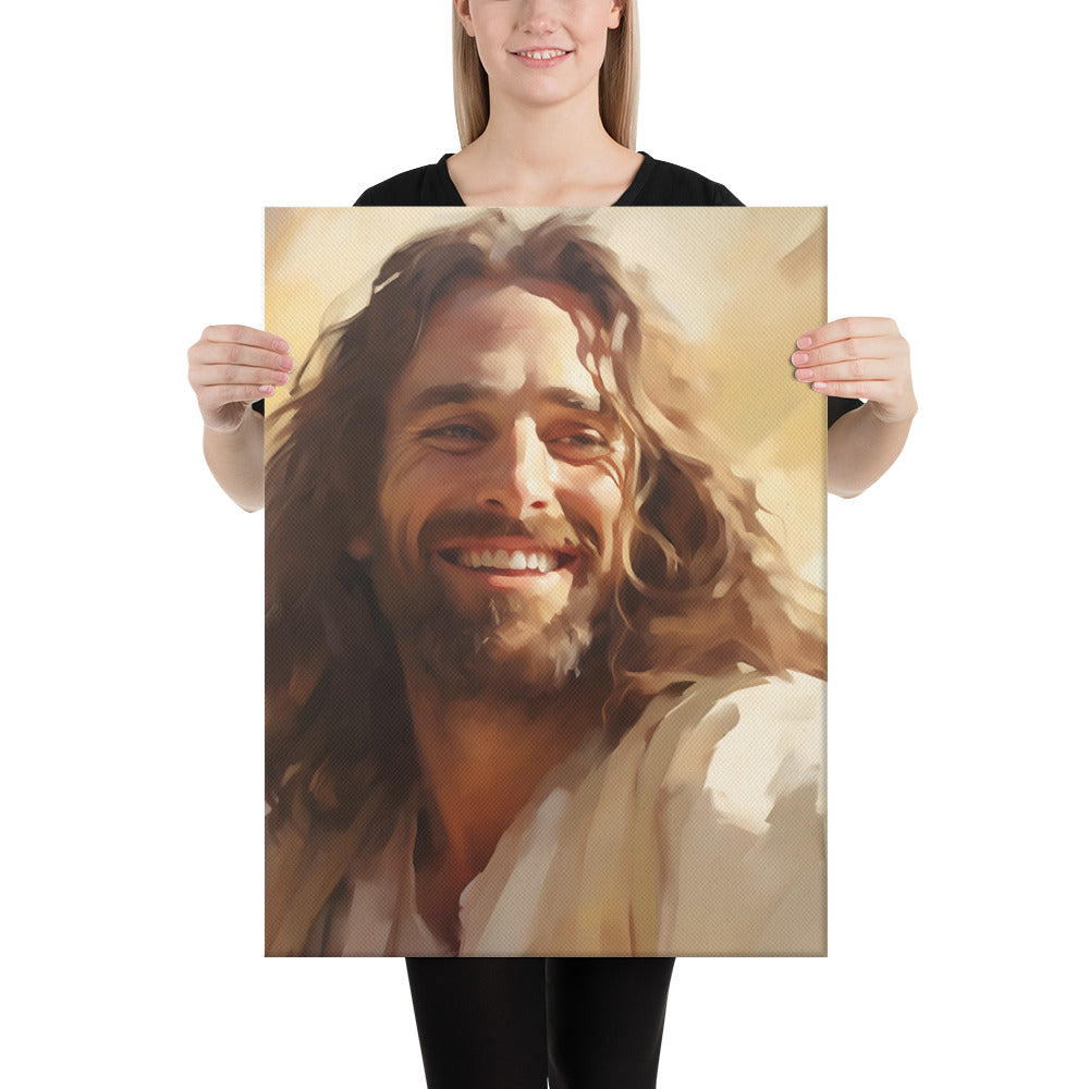 Free At Last In Jesus Canvas Print