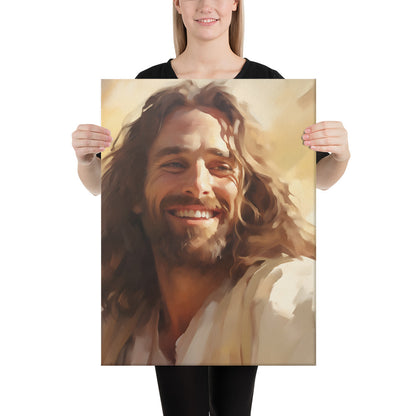 Free At Last In Jesus Canvas Print