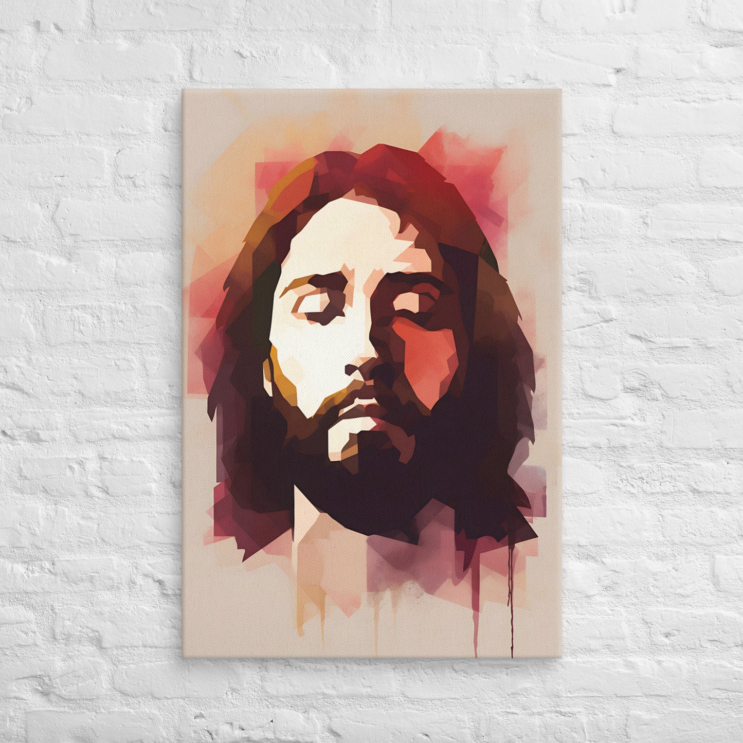 Minimalist Christ Canvas Print