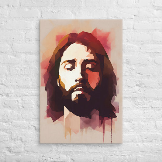 Minimalist Christ Canvas Print