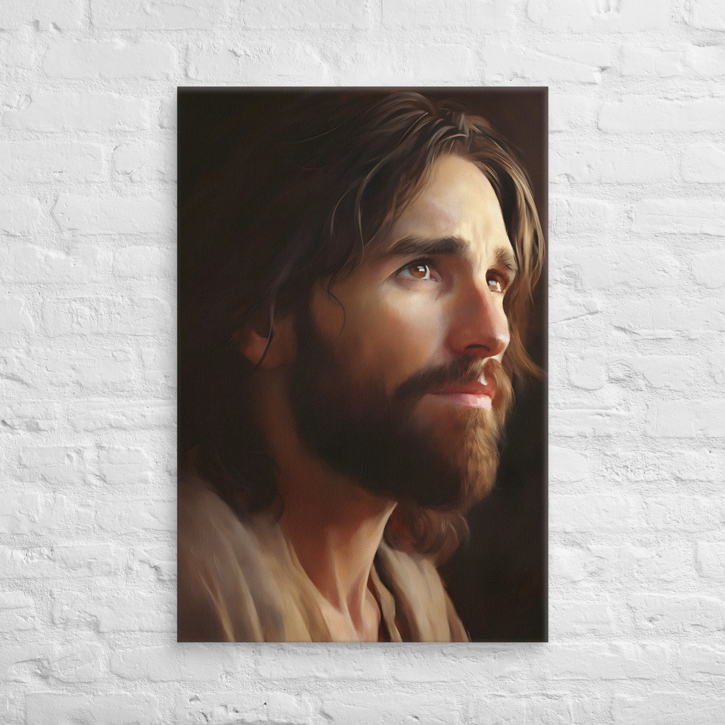 Jesus The Faithful Friend Canvas Print