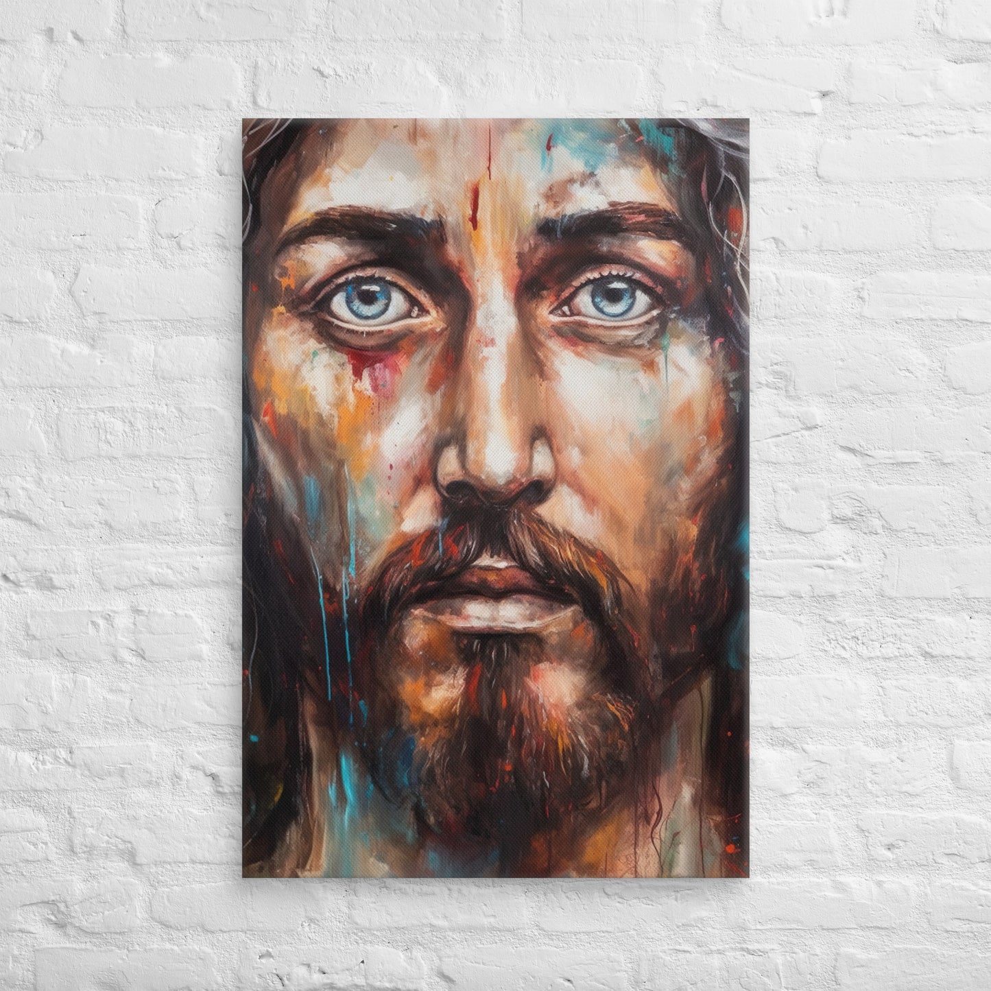 Christ's Gaze Canvas Print