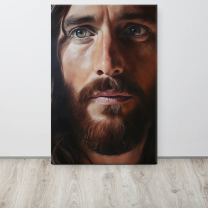 Jesus Searcher Of Hearts Canvas Print - 24x36"