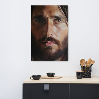Christ's Compassionate Eyes Canvas Print