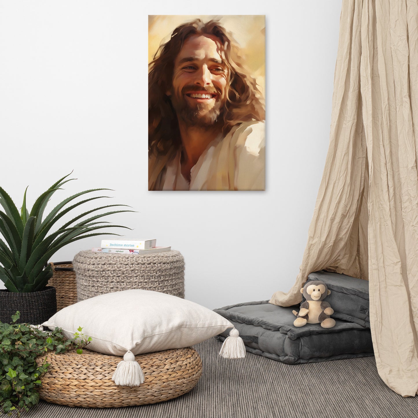 Free At Last In Jesus Canvas Print