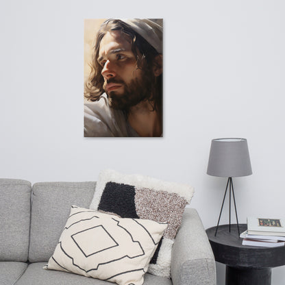 His Love Saves Canvas Print