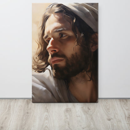 His Love Saves Canvas Print