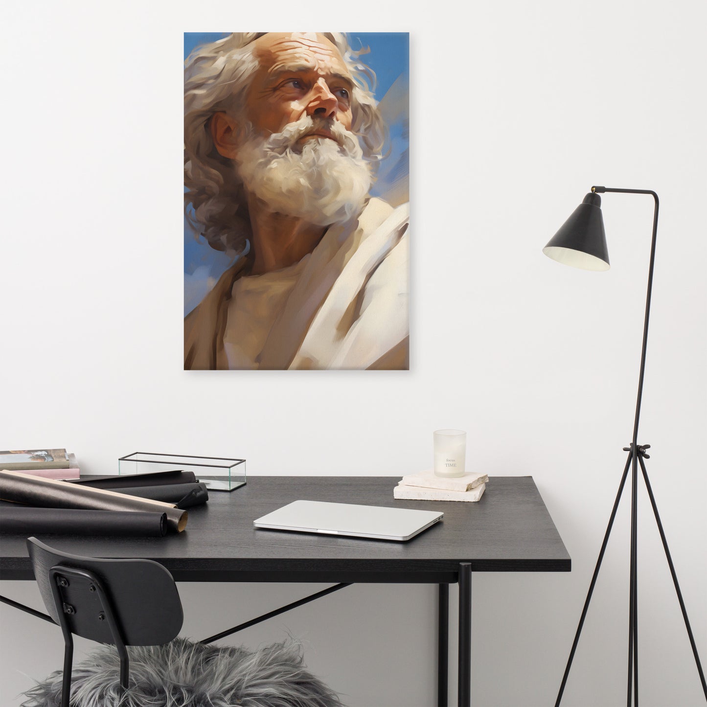 Portrait Of Moses Canvas Print