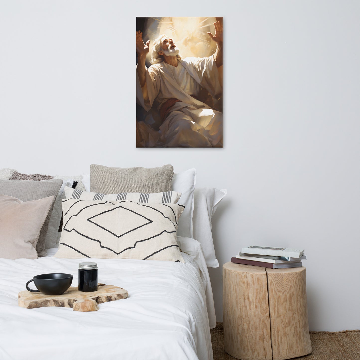 Moses On Mount Sinai Canvas Print