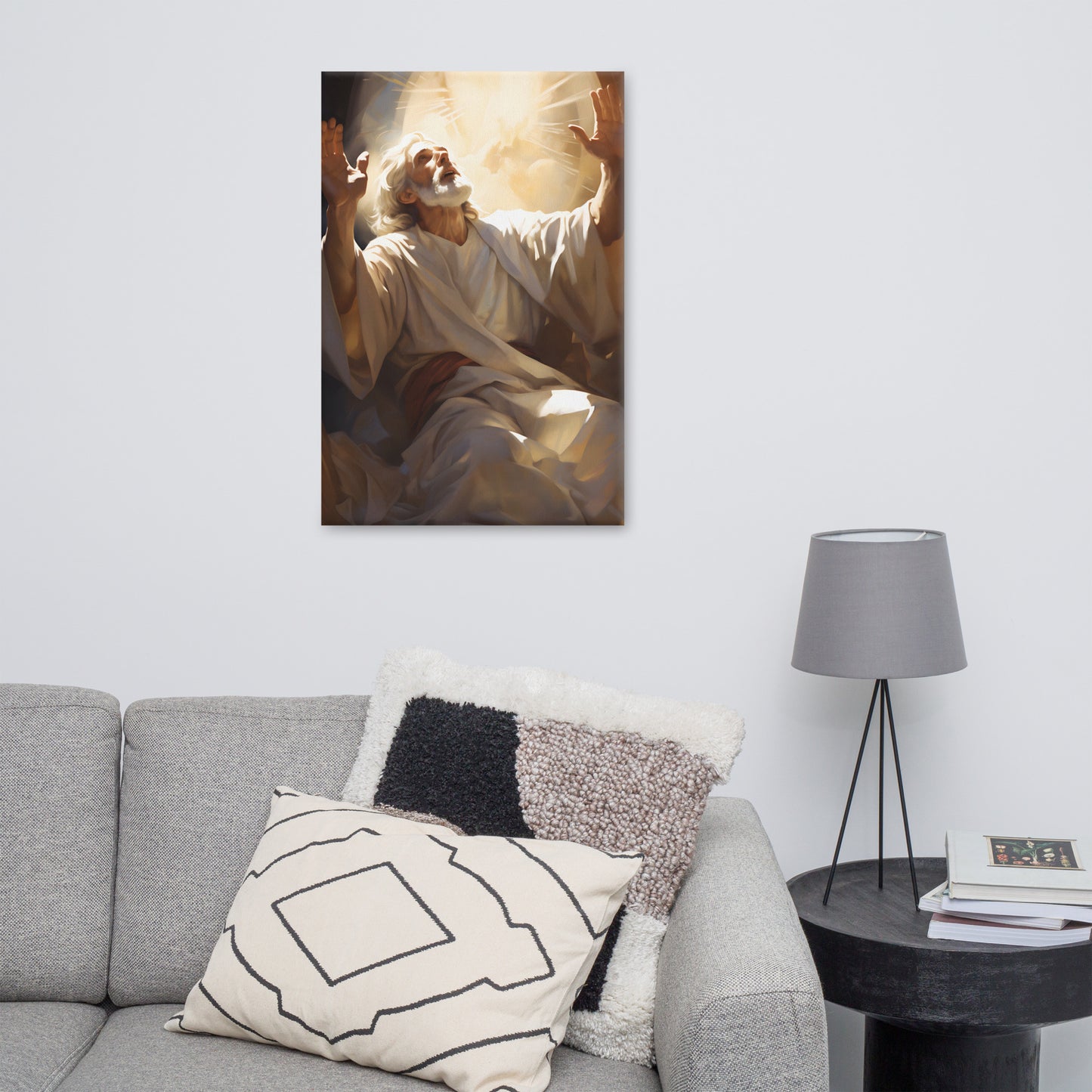 Moses On Mount Sinai Canvas Print