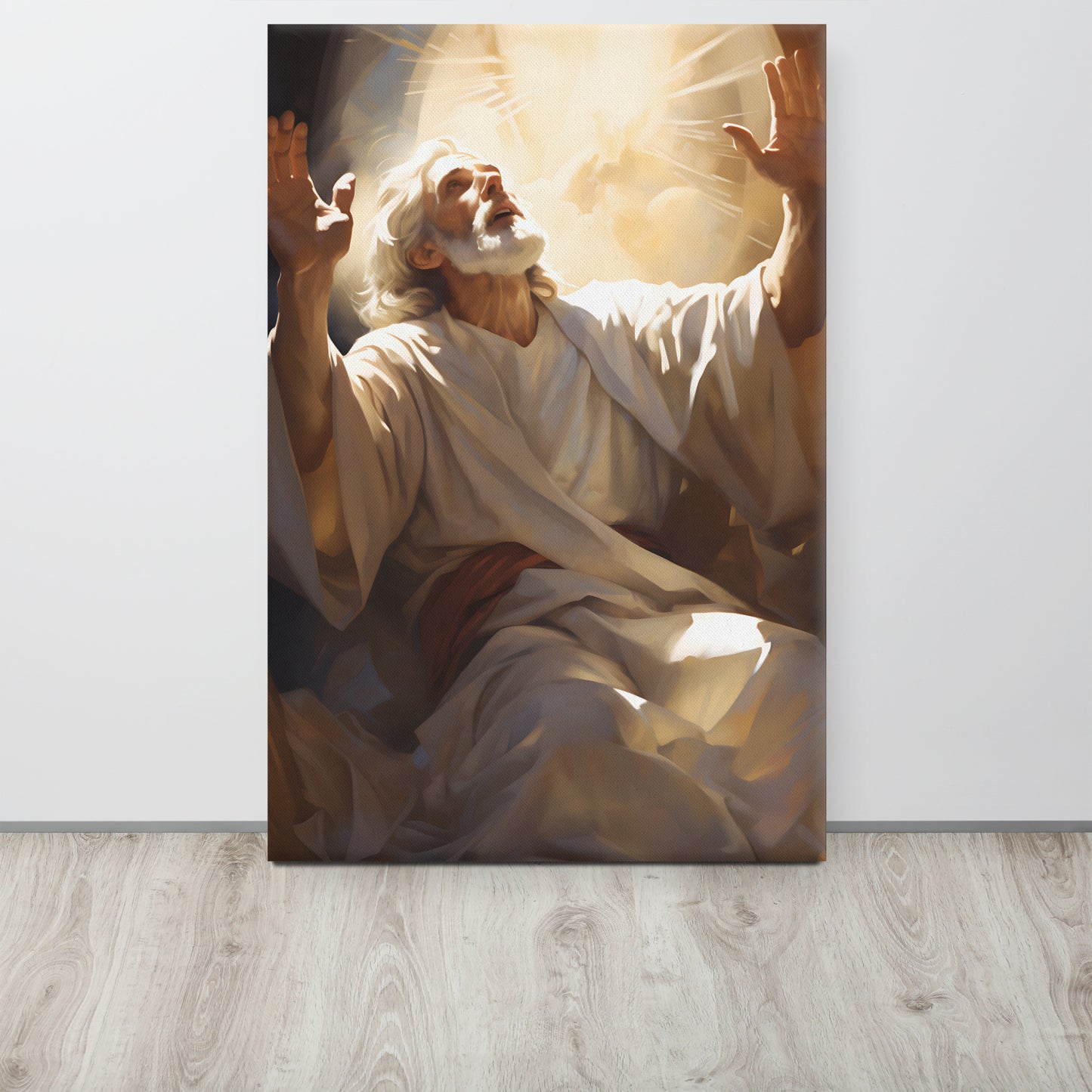 Moses On Mount Sinai Canvas Print