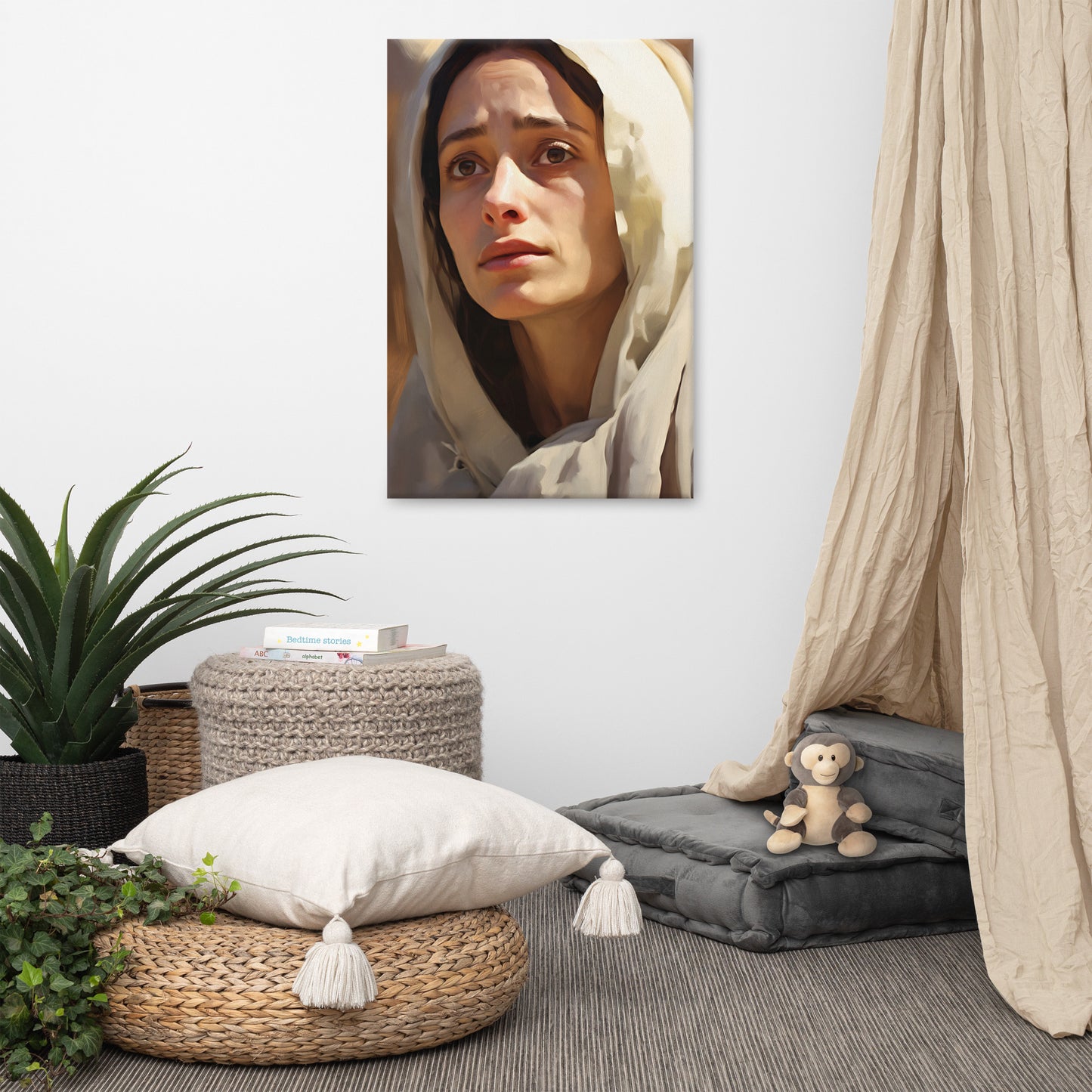 Our Lady Of Sorrows Canvas Print