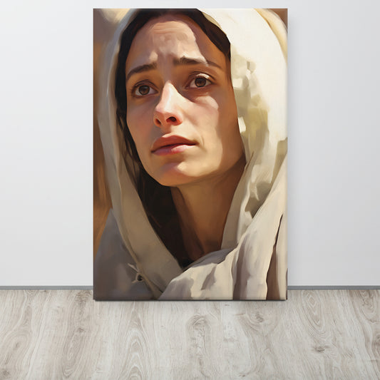 Our Lady Of Sorrows Canvas Print