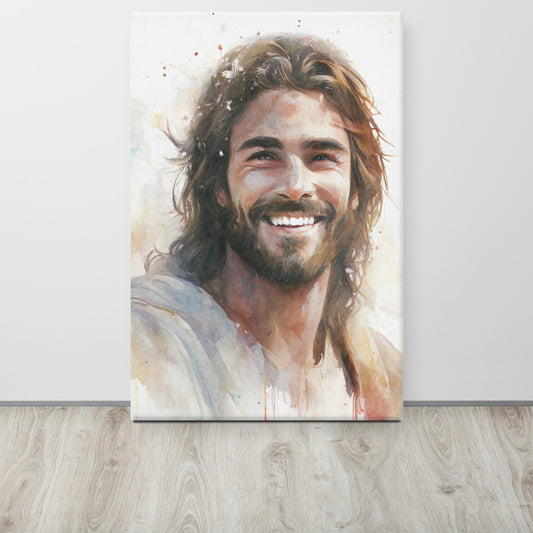 Messiah's Smile Canvas Print