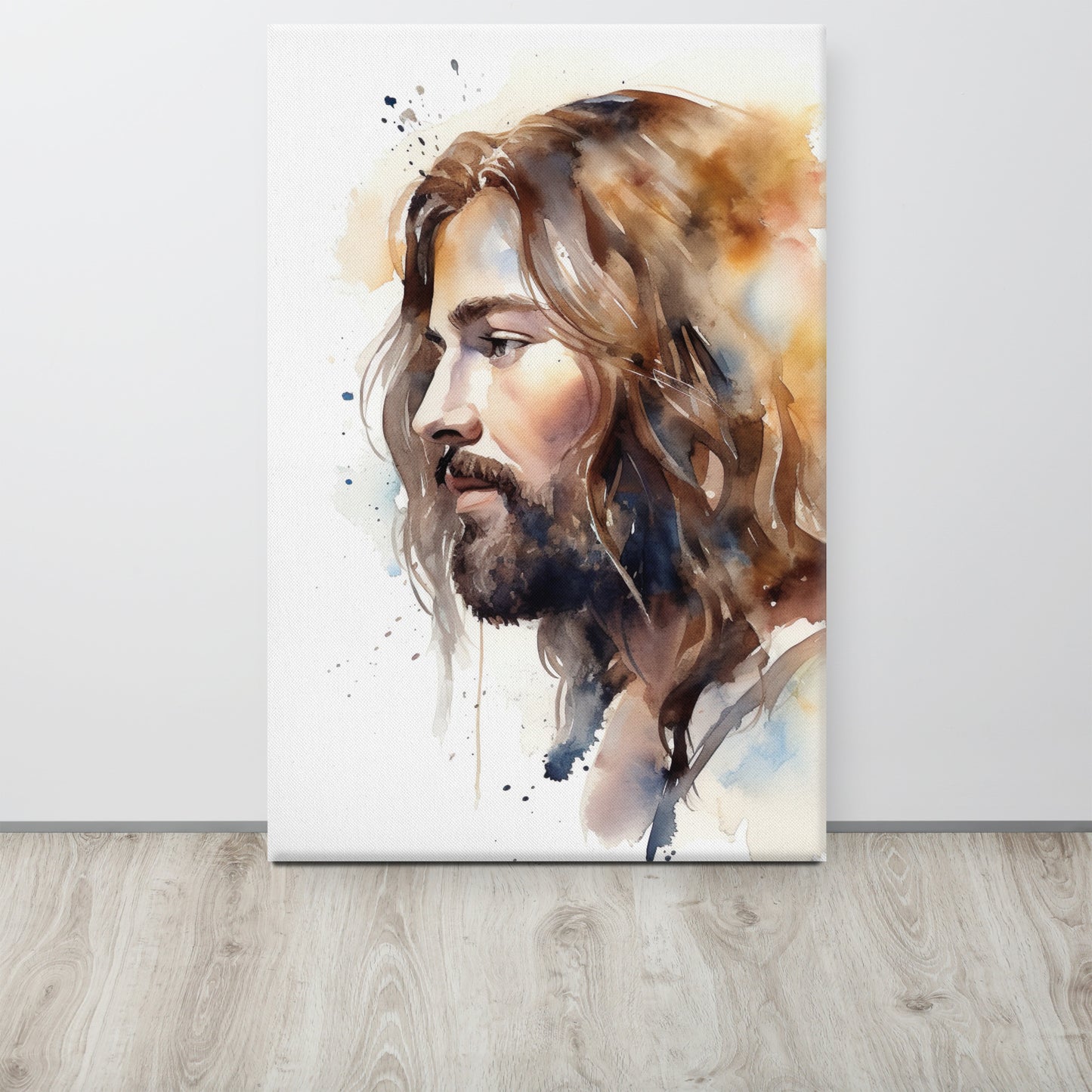Jesus The True Light Canvas Print