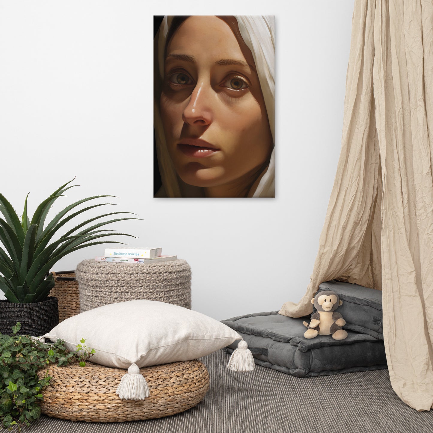 The Blessed Virgin Mary Canvas Print