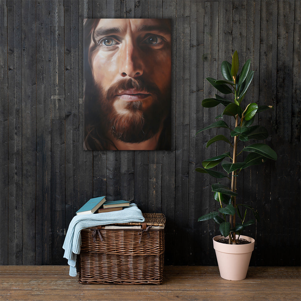 Jesus Searcher Of Hearts Canvas Print - 24x36"