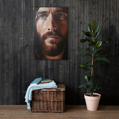 Jesus Searcher Of Hearts Canvas Print - 24x36"