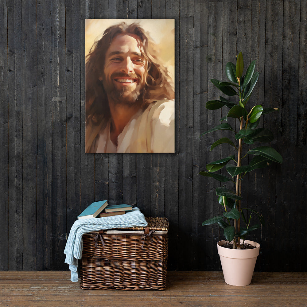Free At Last In Jesus Canvas Print