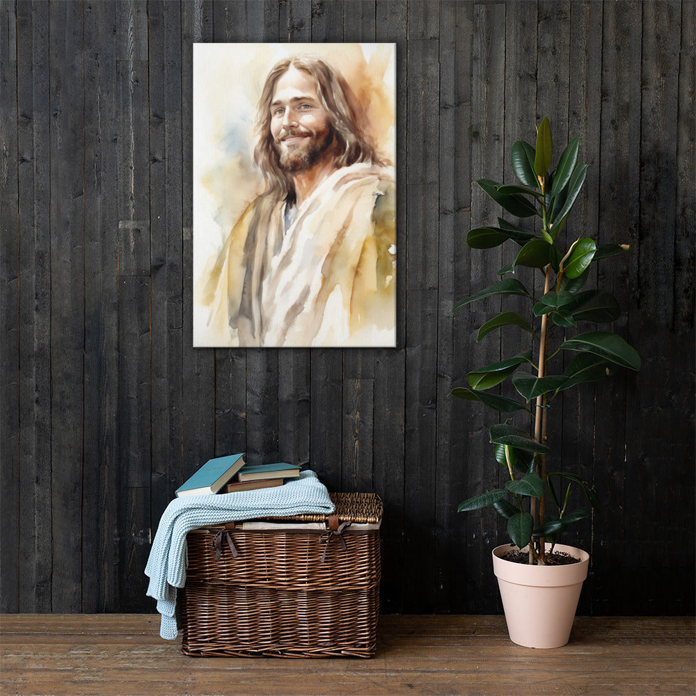 Jesus Shepherd Of Souls Canvas Print