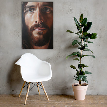Jesus Searcher Of Hearts Canvas Print - 24x36"