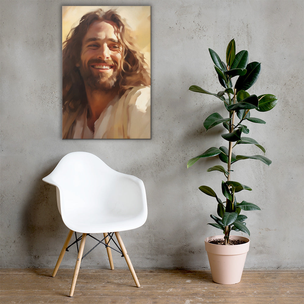 Free At Last In Jesus Canvas Print