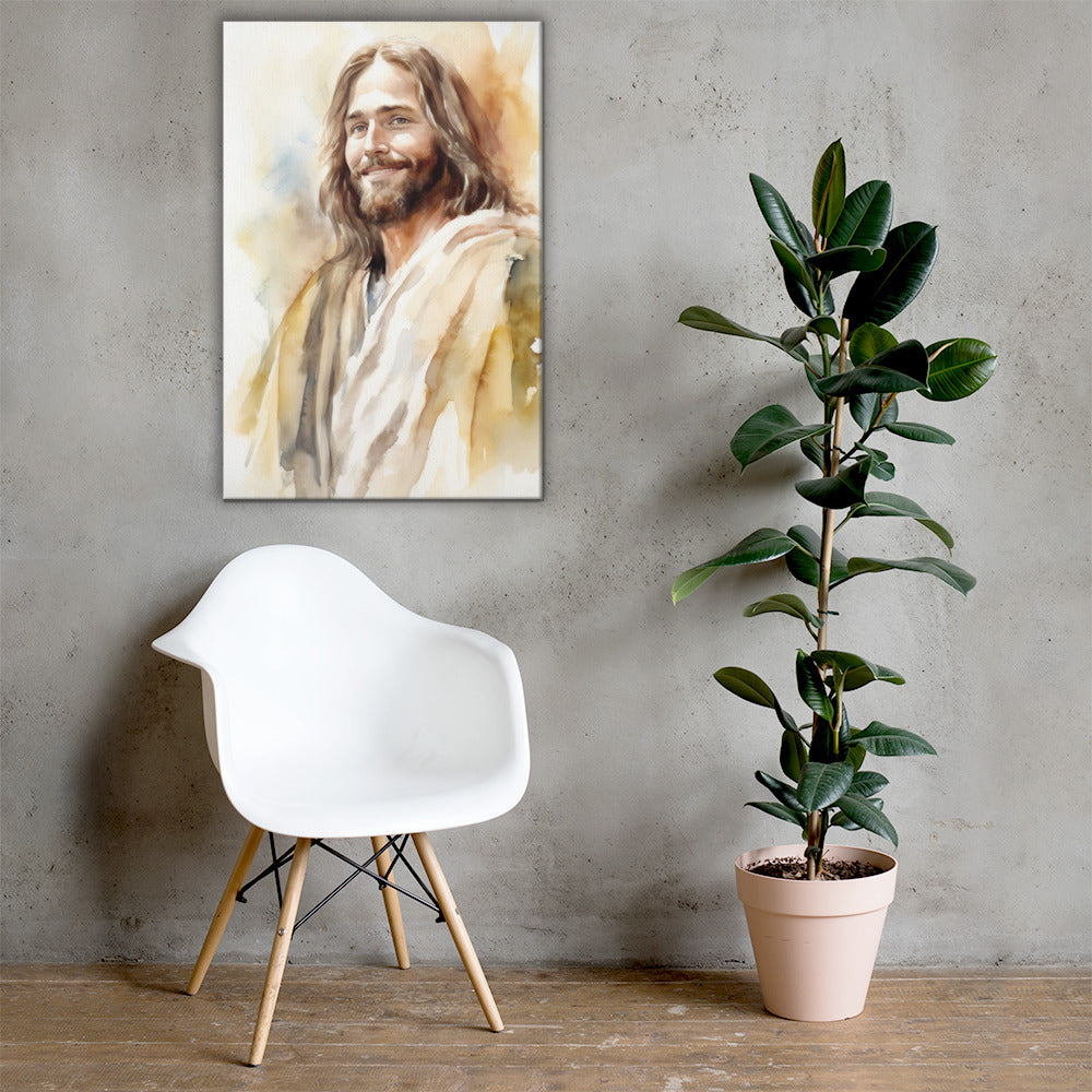 Jesus Shepherd Of Souls Canvas Print