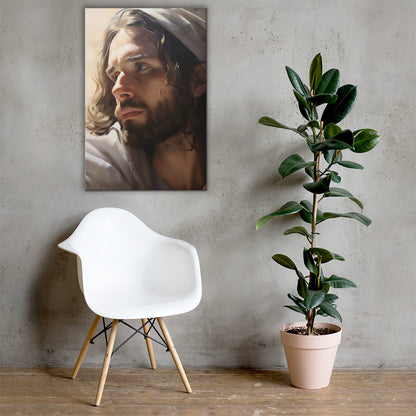 His Love Saves Canvas Print