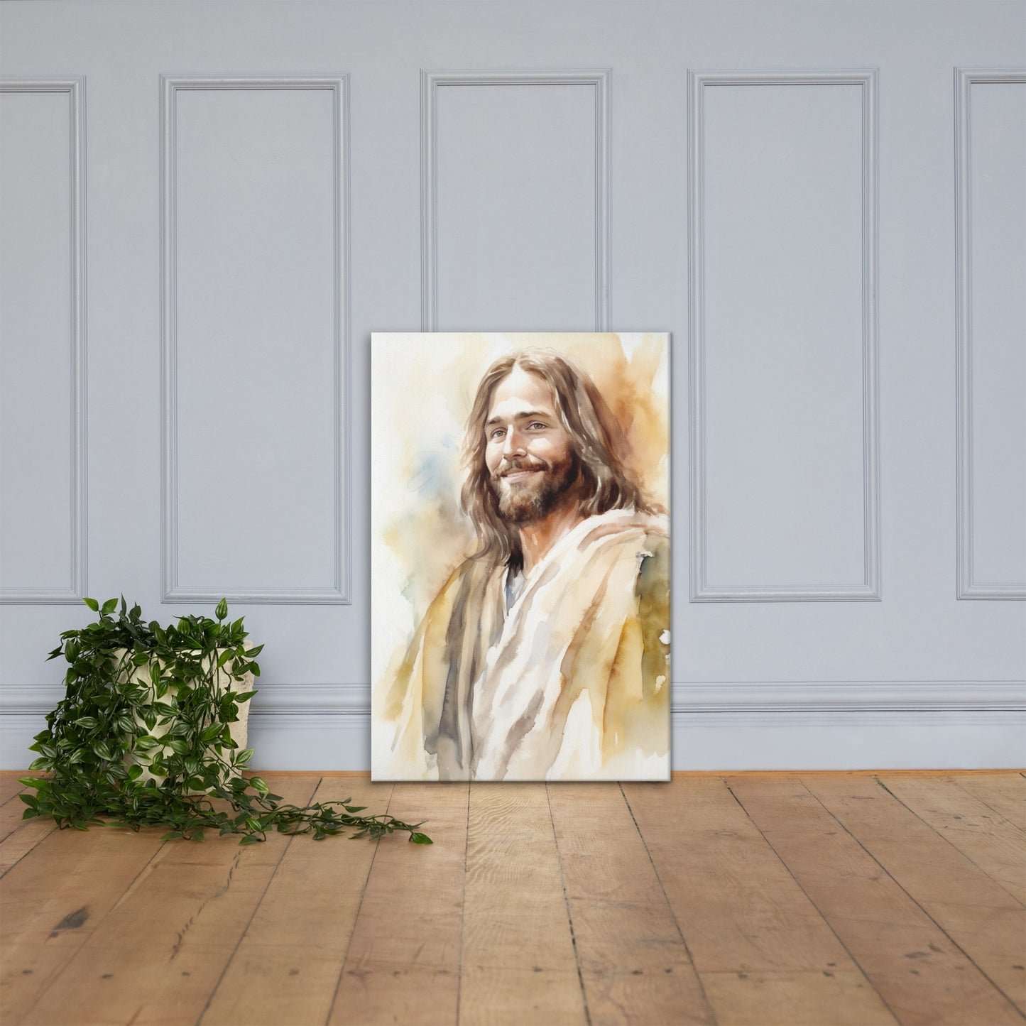 Jesus Shepherd Of Souls Canvas Print