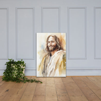 Jesus Shepherd Of Souls Canvas Print