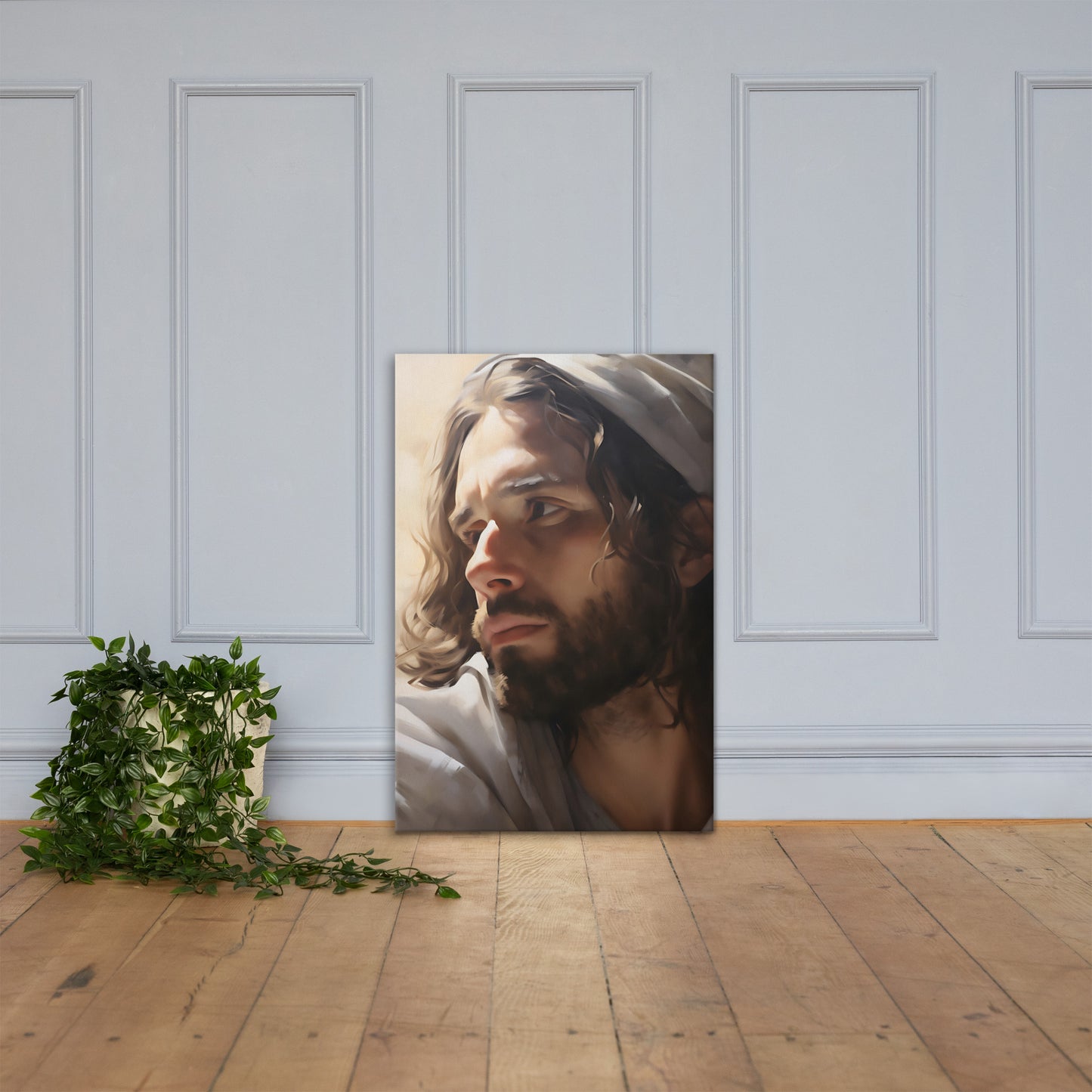 His Love Saves Canvas Print