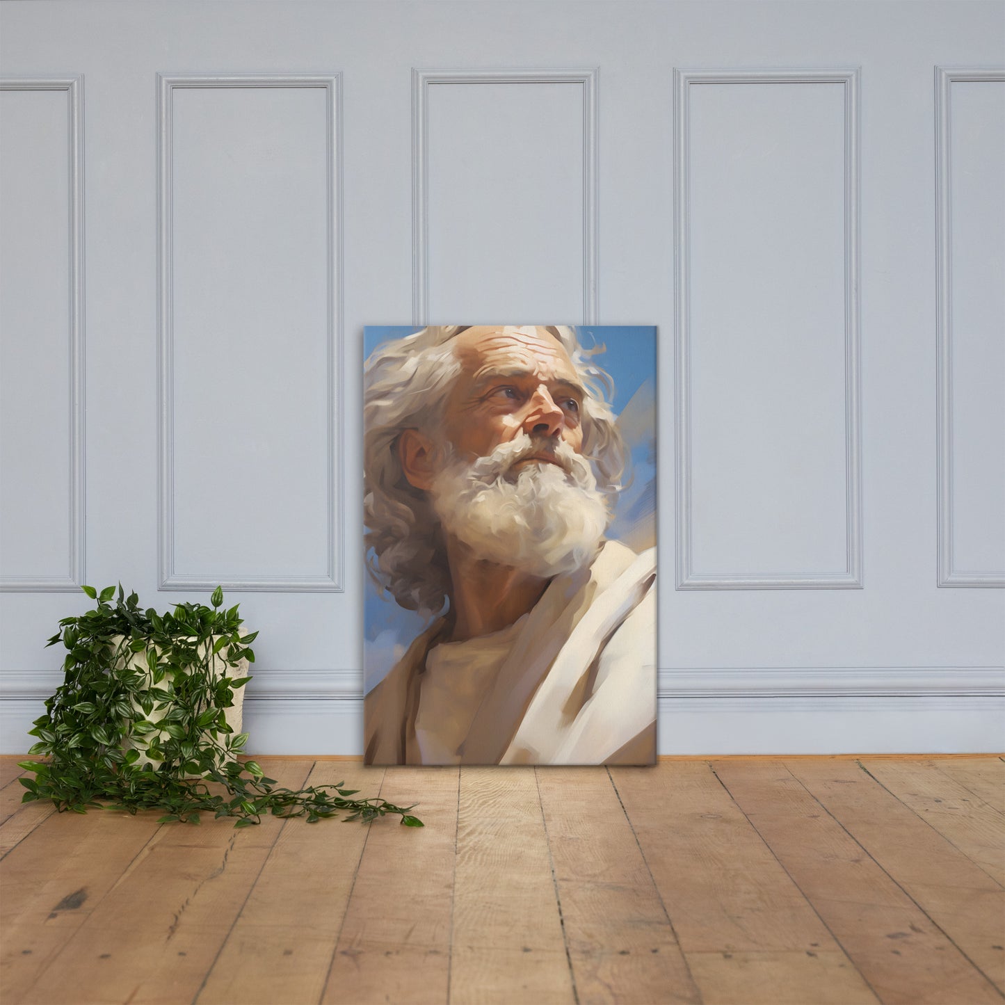 Portrait Of Moses Canvas Print