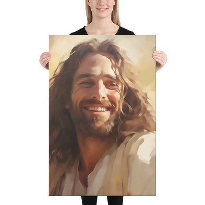 Free At Last In Jesus Canvas Print