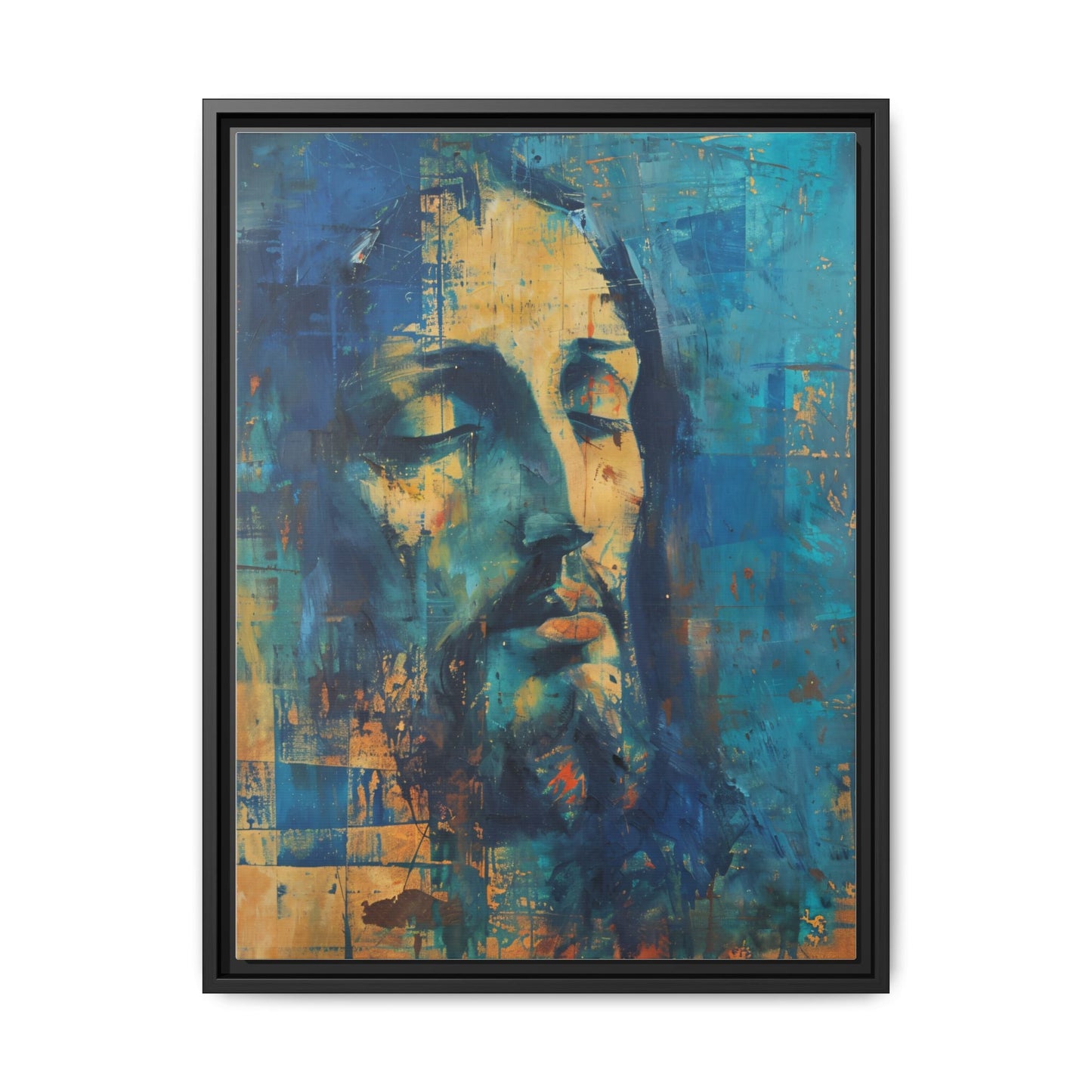 Christ In Blue | Canvas Print