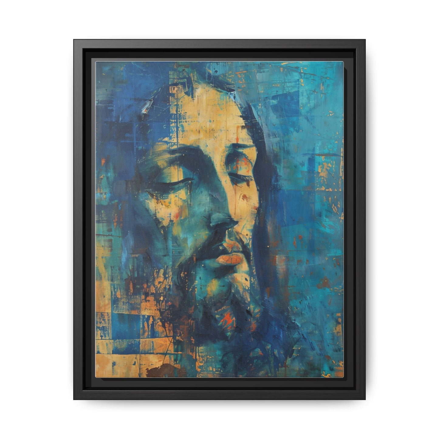 Christ In Blue | Canvas Print