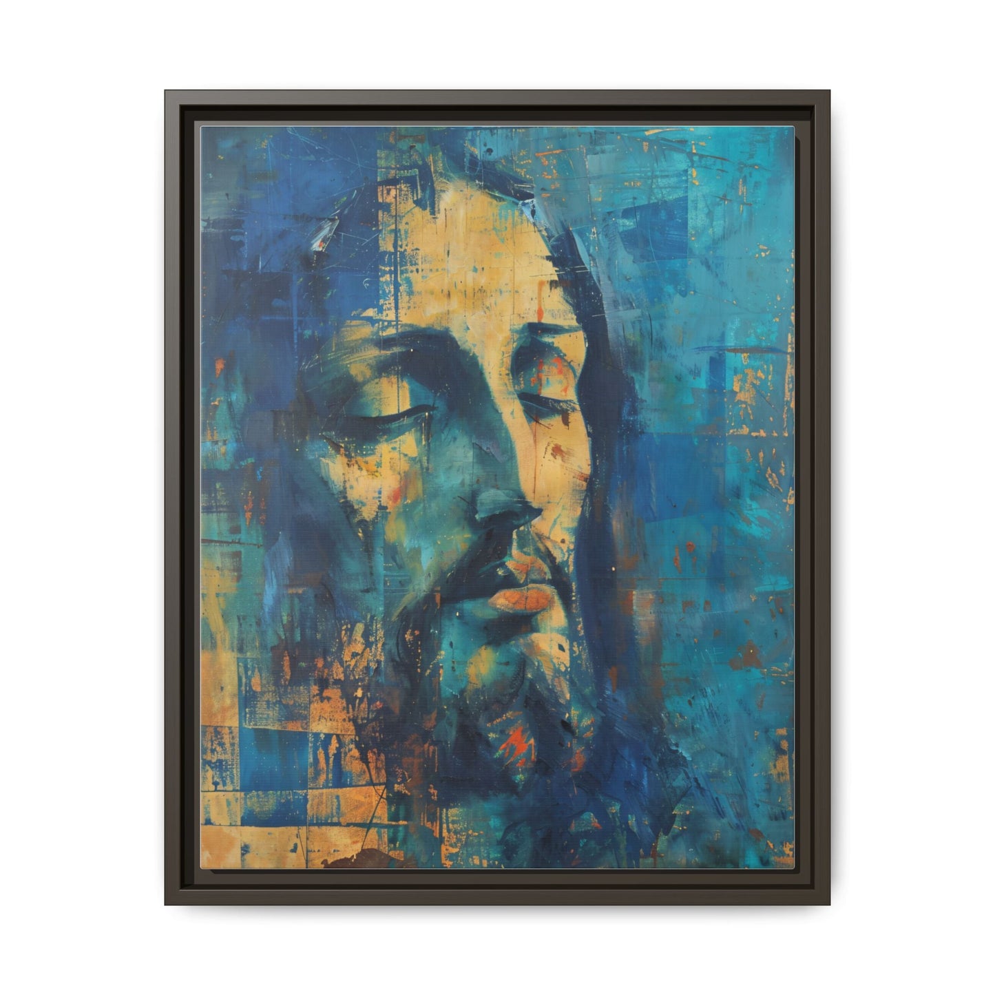 Christ In Blue | Canvas Print