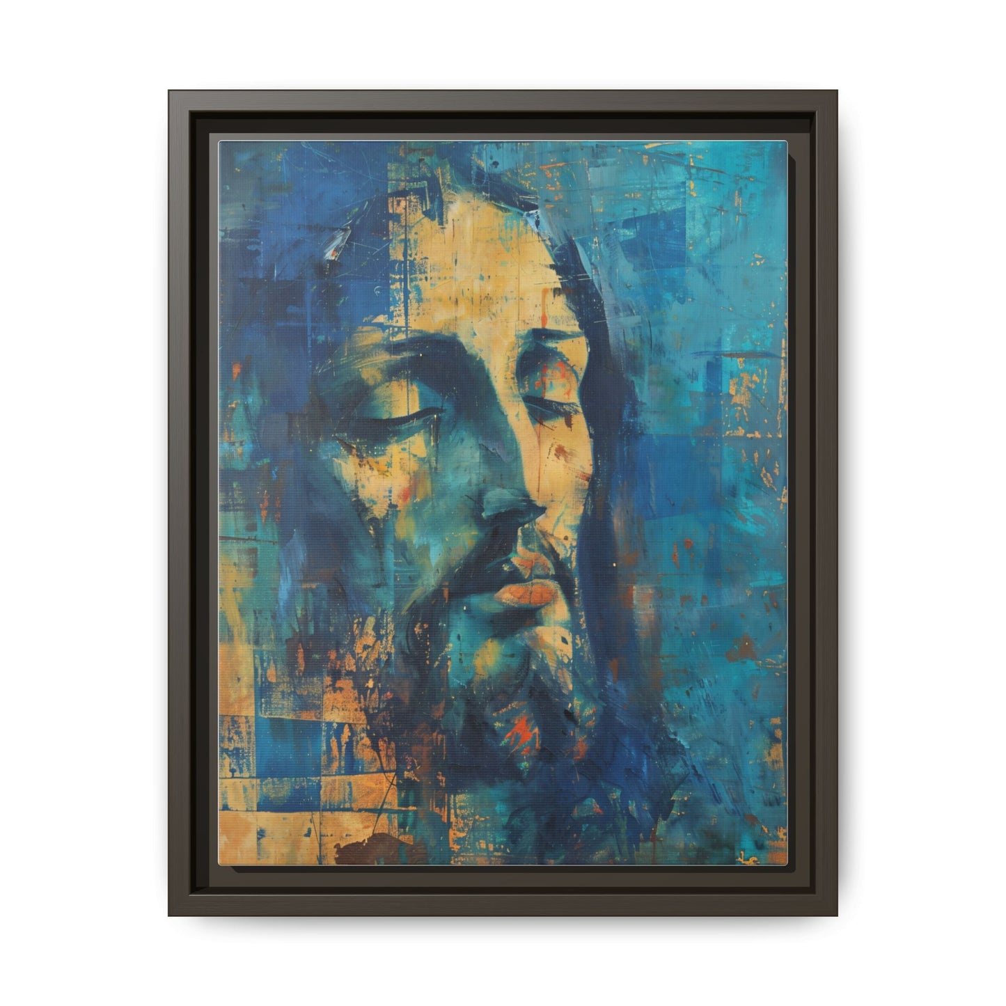 Christ In Blue | Canvas Print