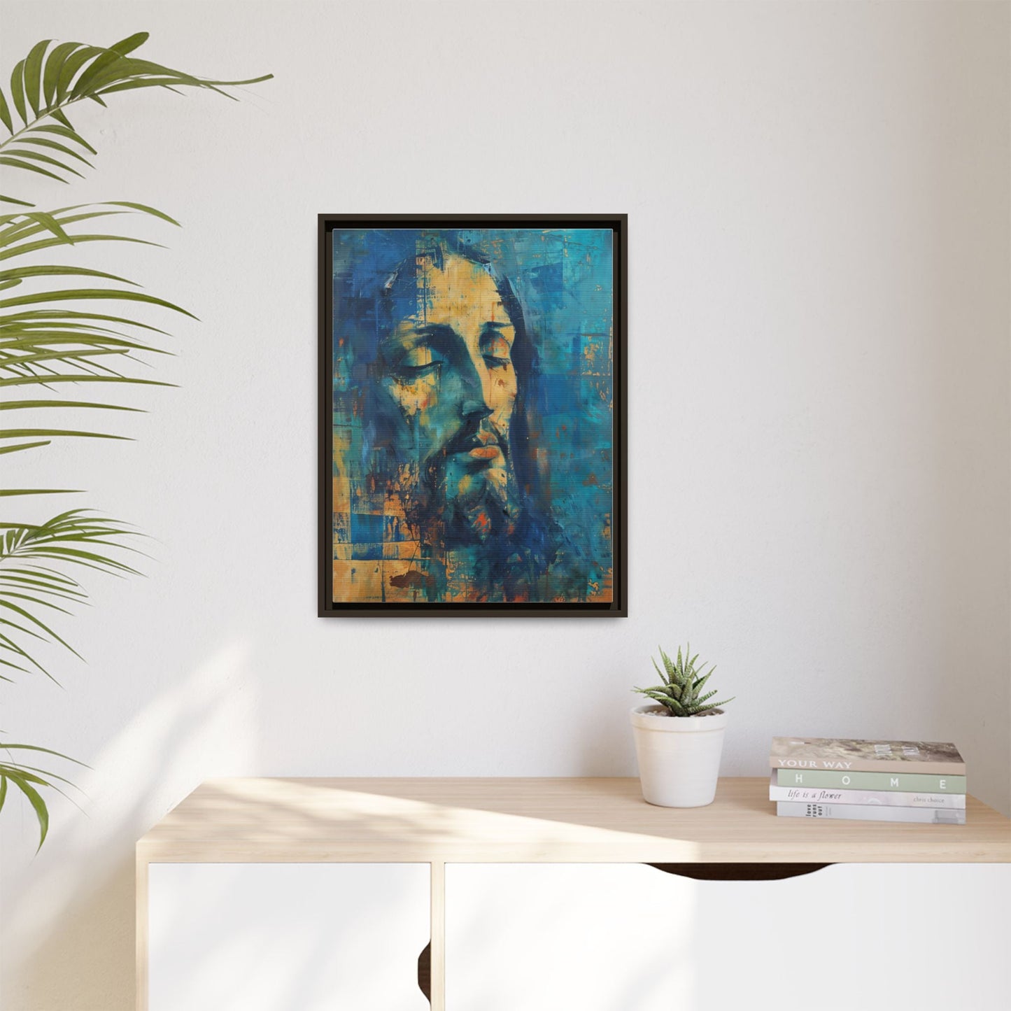 Christ In Blue | Canvas Print