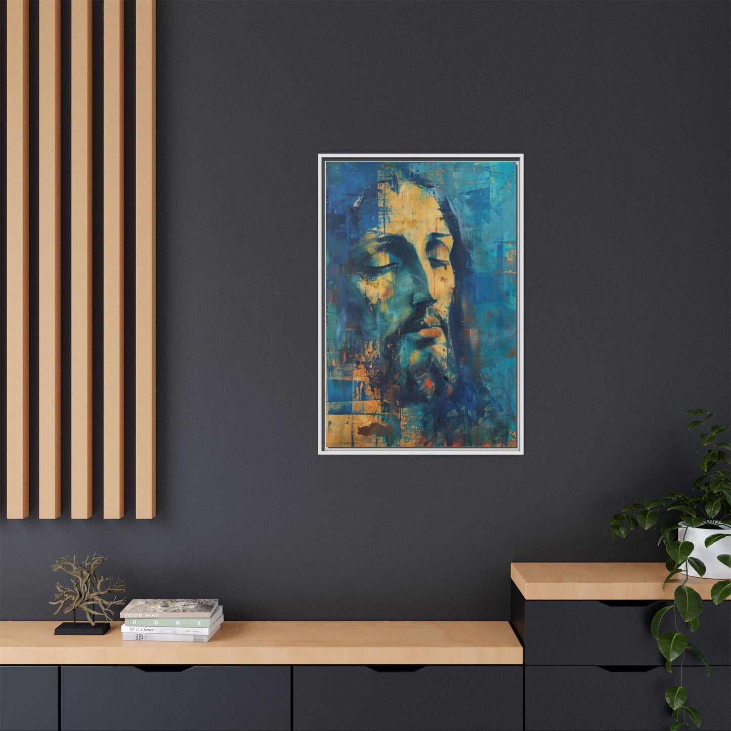 Christ In Blue | Canvas Print