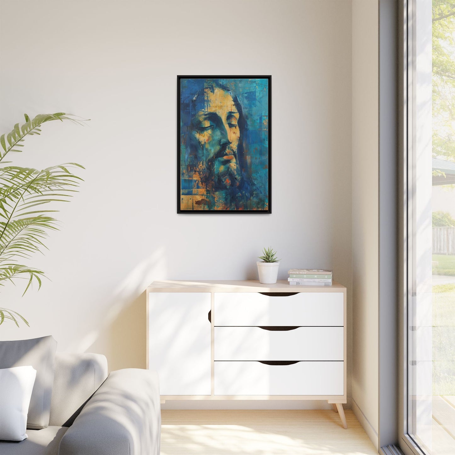 Christ In Blue | Canvas Print