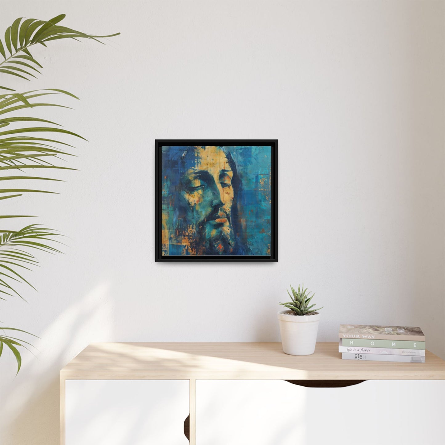 Christ In Blue | Canvas Print