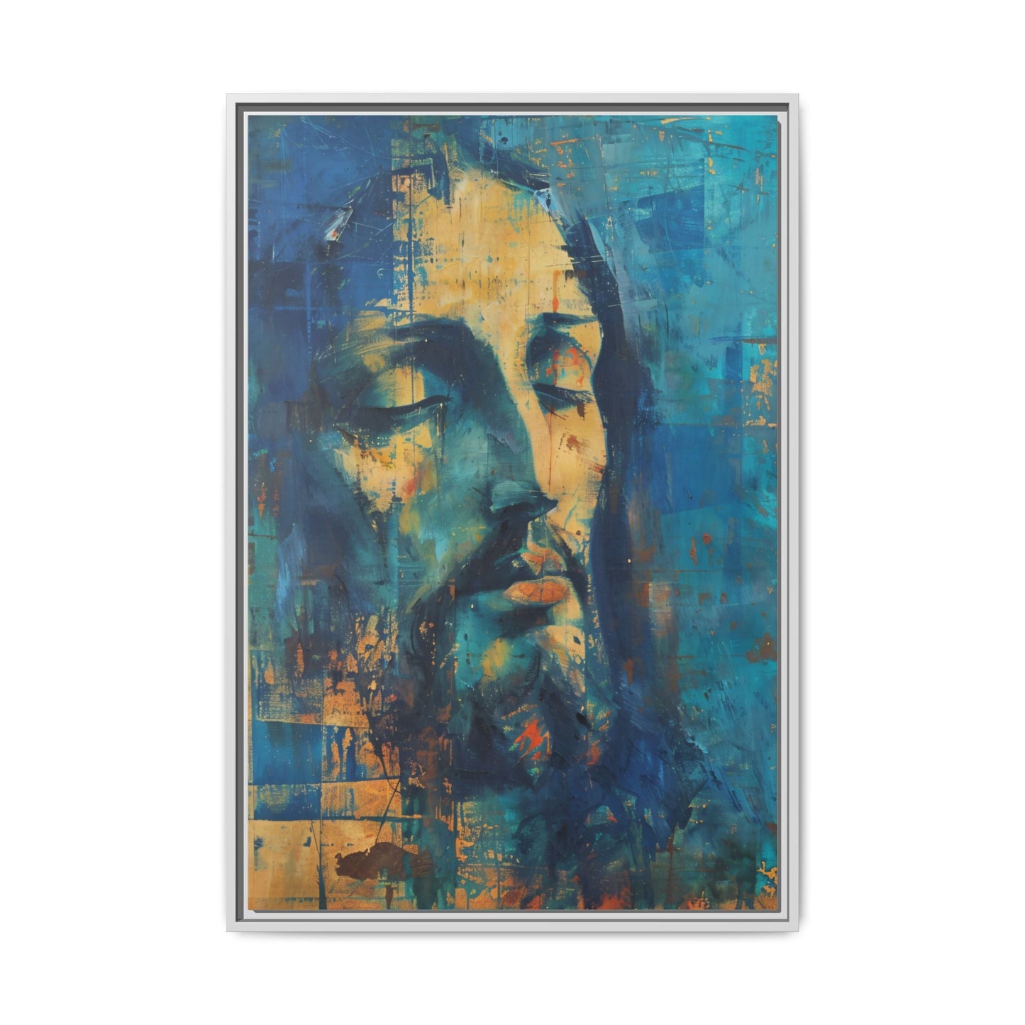 Christ In Blue | Canvas Print