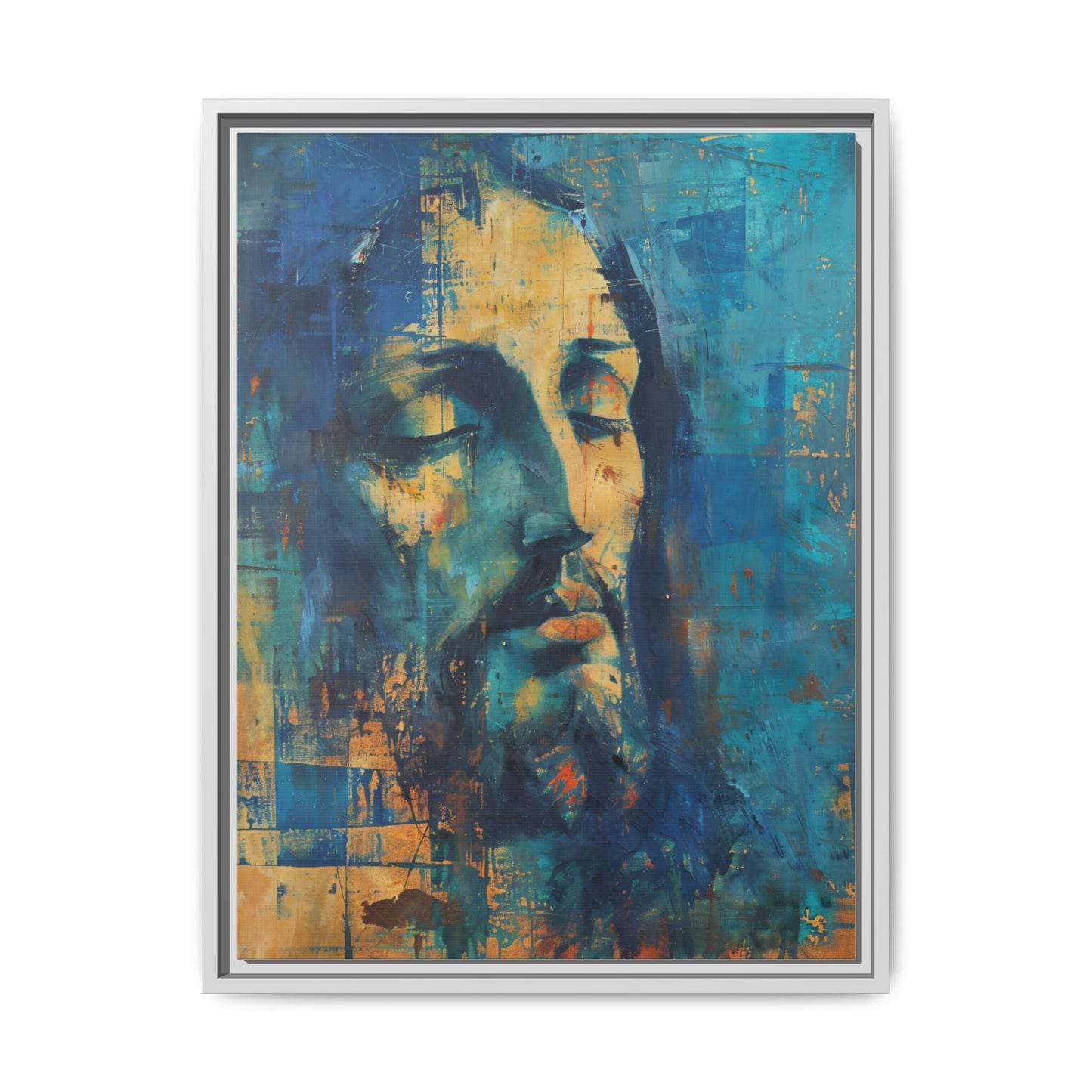 Christ In Blue | Canvas Print