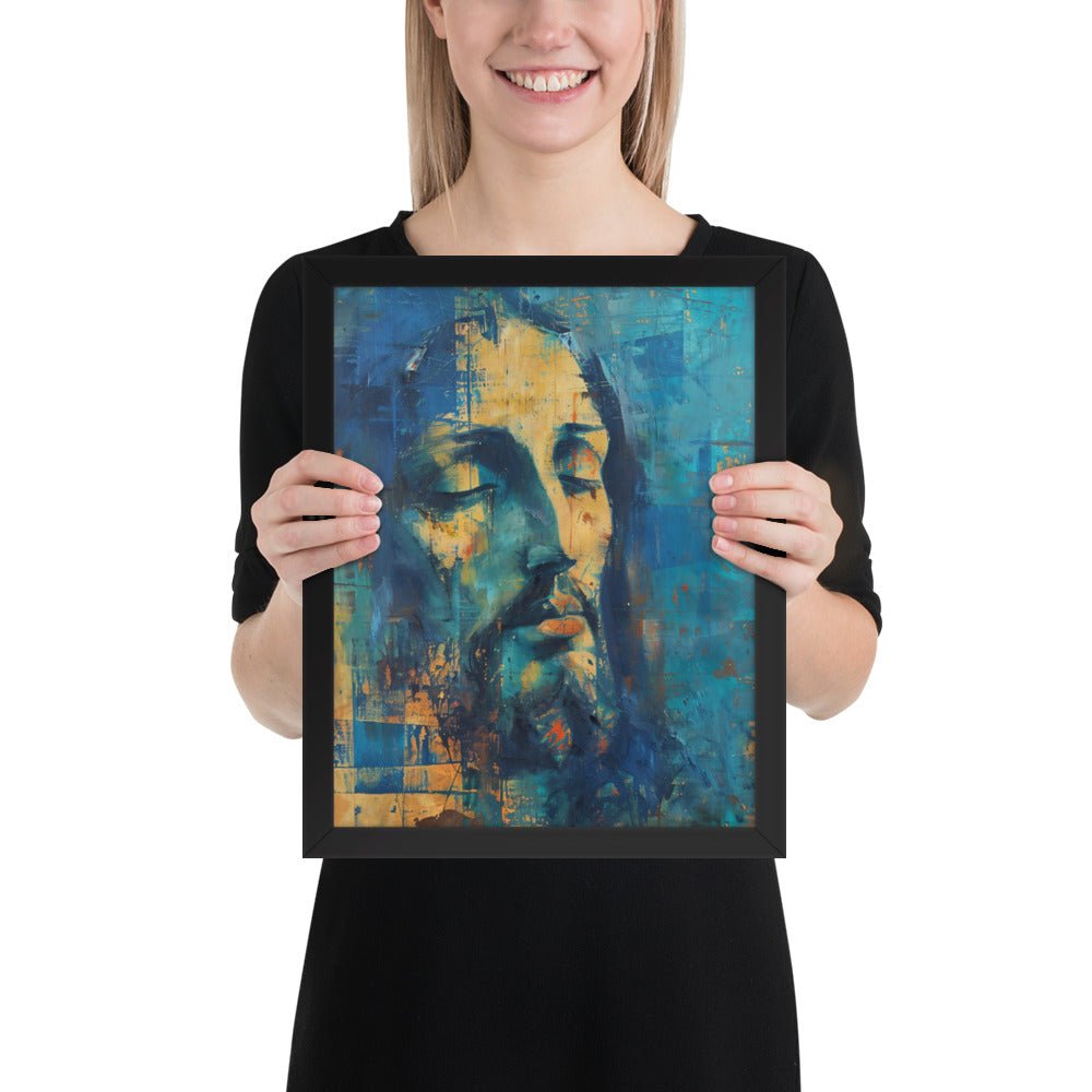 Christ In Blue Fine Art Print - ChristVisions