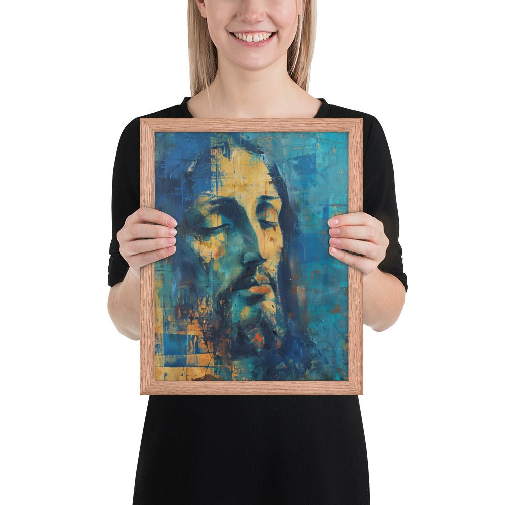 Christ In Blue Fine Art Print - ChristVisions
