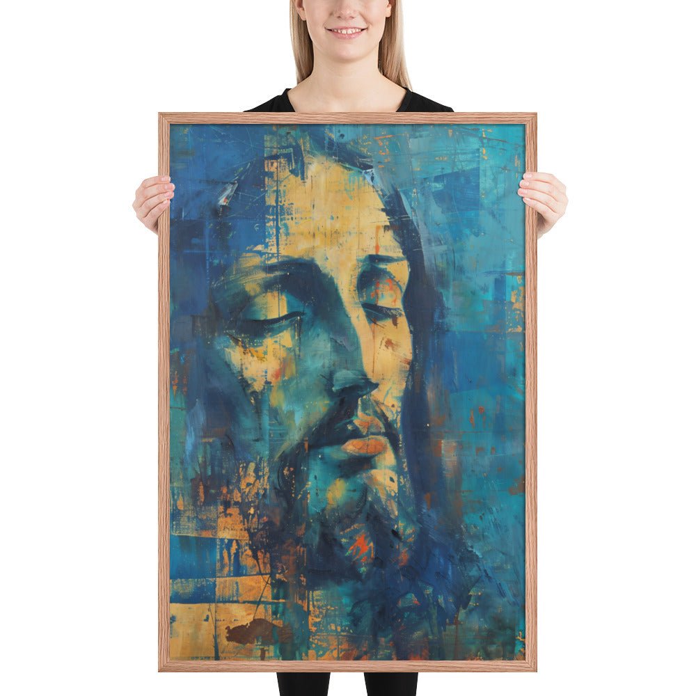 Christ In Blue Fine Art Print - ChristVisions