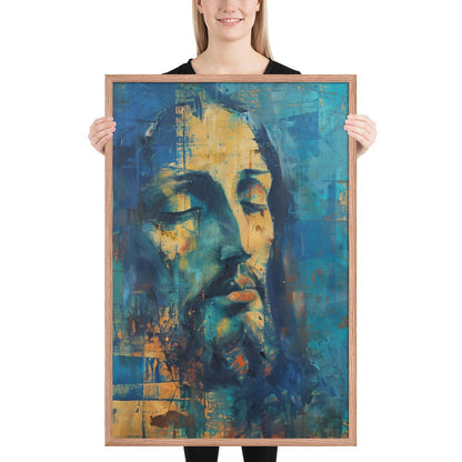 Christ In Blue Fine Art Print - ChristVisions