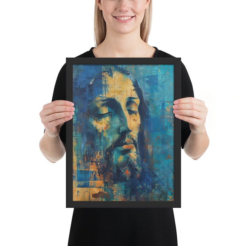 Christ In Blue Fine Art Print - ChristVisions