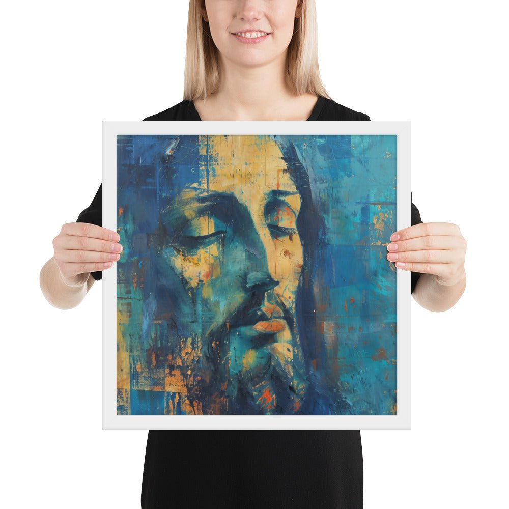 Christ In Blue Fine Art Print - ChristVisions